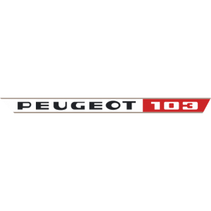 Sticker Logo 103 Peugeot Verso - Stickers Moto Peugeot