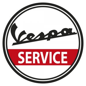 Autocollant Vespa service