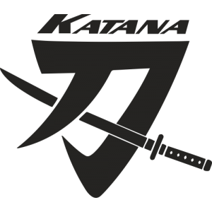 Sticker Suzuki Katana Logo