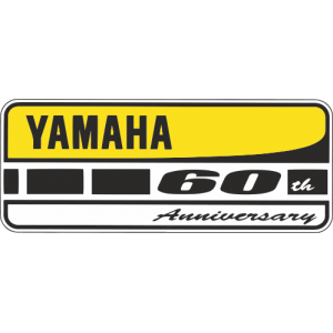 Autocollant Yamaha logo 60th Anniversary