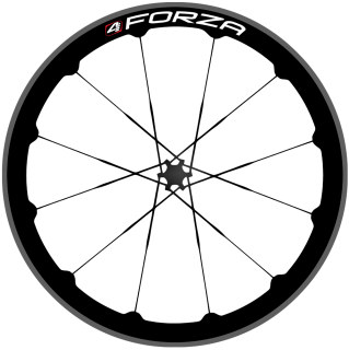 4 Forza Sticker Roue Vélo