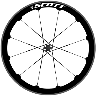 Scott Sticker Roue Vélo