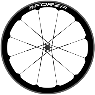 4 Forza 2 Sticker Roue Vélo