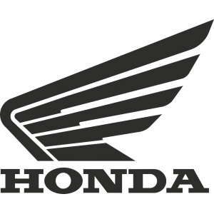 Sticker Logo Honda Gauche