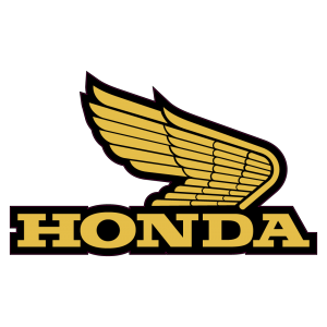 Autocollant Honda Logo Vintage Droit