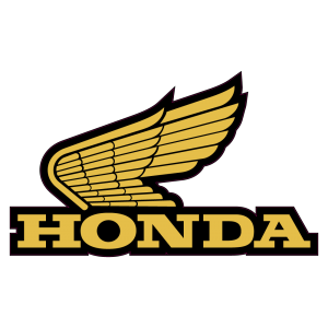 Autocollant Honda Logo Vintage Gauche