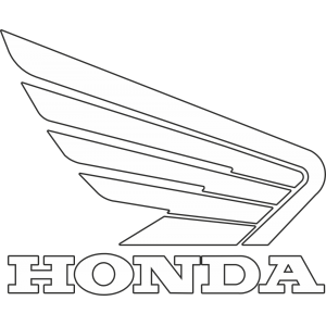 Autocollant Honda Aile