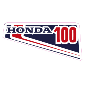 Autocollant Honda 100 Gauche