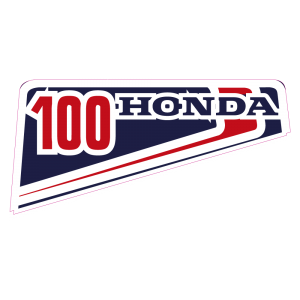 Autocollant Honda 100 Droite