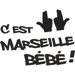 Sticker Marseille bébé