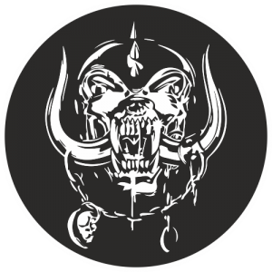 Autocollant Motorhead Logo Skull