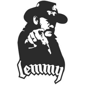 Sticker Lemmy Kilmister Motorhead - Stickers Motorhead