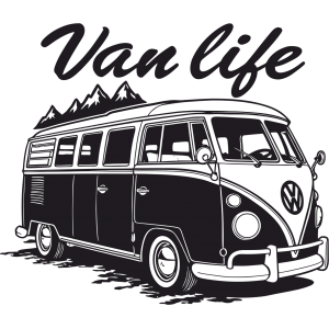 Sticker Van Life VW Camper