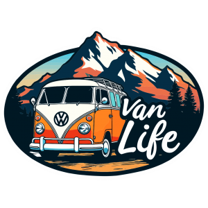 Autocollant Van Life Spirit