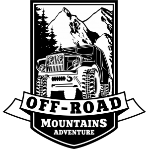 Autocollant Off-Road Mountains Adventure