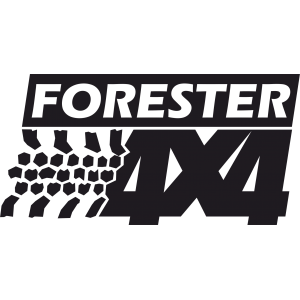 Sticker 4x4 Forester