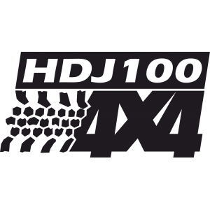 Sticker 4x4 HDJ100