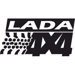 Sticker 4x4 Lada