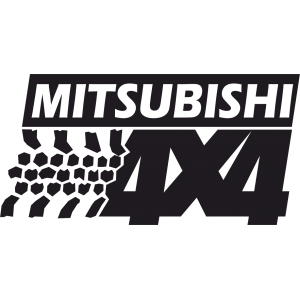 Sticker 4x4 Mitsubishi