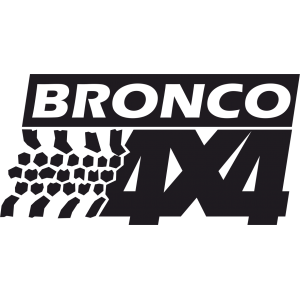 Sticker 4x4 Bronco