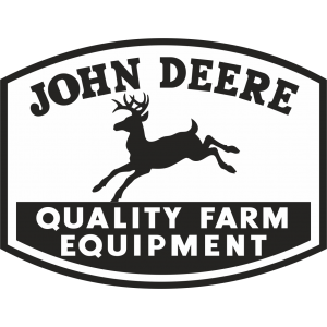 Autocollant John Deer Quality Farm Equipment 1950