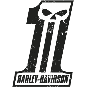 Autocollant Harley-Davidson Punisher #1