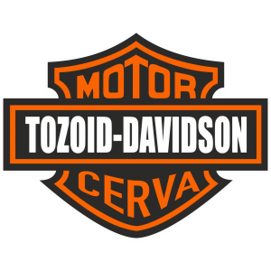 Autocollant moto Tozoid-Davidson Motorcerva