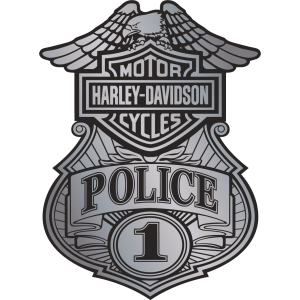 Autocollant Harley Davidson Police 1