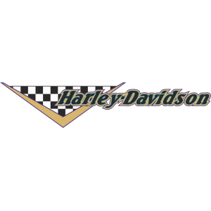 Autocollant Harley Davidson Damiers racing