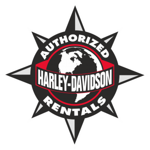 Autocollant Harley-Davidson Autorized Rentals logo