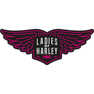 Autocollant moto HOG Ladies of Harley