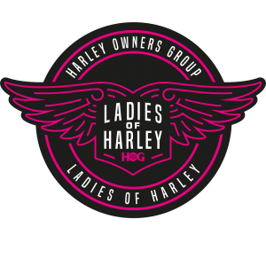 Autocollant moto HOG Ladies of Harley modèle 2