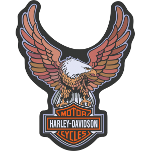 Autocollant Aigle Harley Davidson Motorcycles