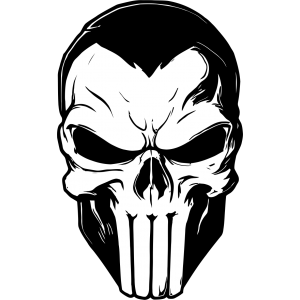 Autocollant The Punisher Skull