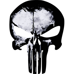 Autocollant The Punisher Skull Paint