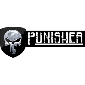 Autocollant Punisher Shield