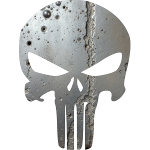 Autocollant Punisher Gun Metal modèle 2