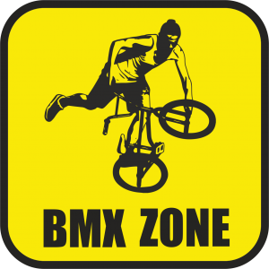 Autocollant BMX Zone