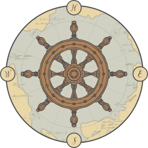 Autocollant Mappemonde Globe modèle 4