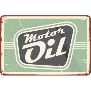 Autocollant Motor Oil Vintage