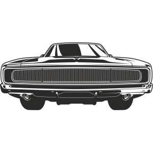 Autocollant Voiture Calandre Dodge Charger 1966