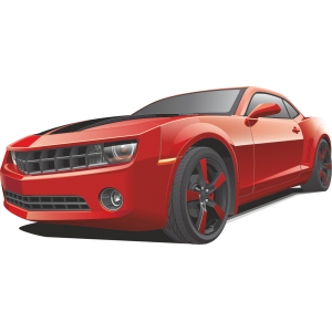 Autocollant Voiture Chevrolet Camaro Silhouette