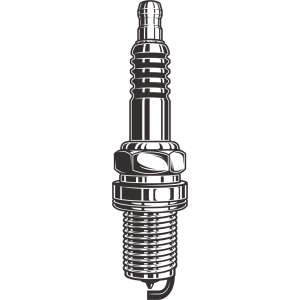 Autocollant Spark Plug