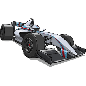 Autocollant Voiture Formule 1 modèle 2