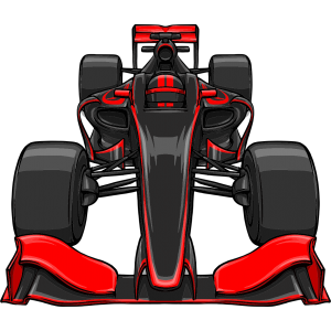 Autocollant Voiture Formule 1 modèle 3