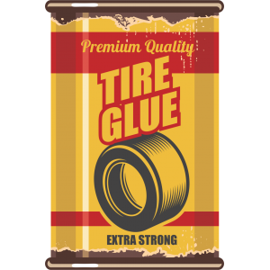 Autocollant Pot Tire Glue