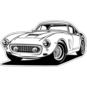 Sticker Ferrari Gto