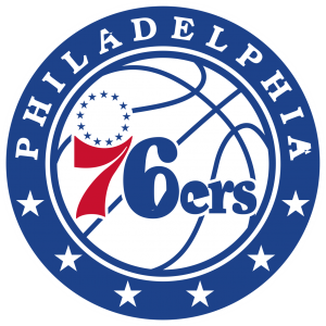 Autocollant NBA Philadelphia 76ers