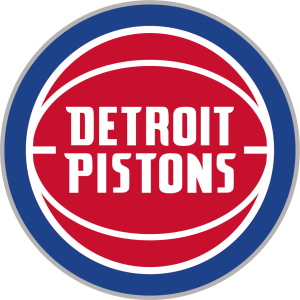 Autocollant NBA Detroit Pistons