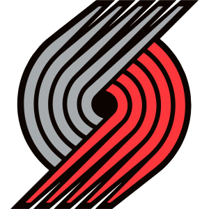 Autocollant NBA Portland Trail Blazers modèle 3